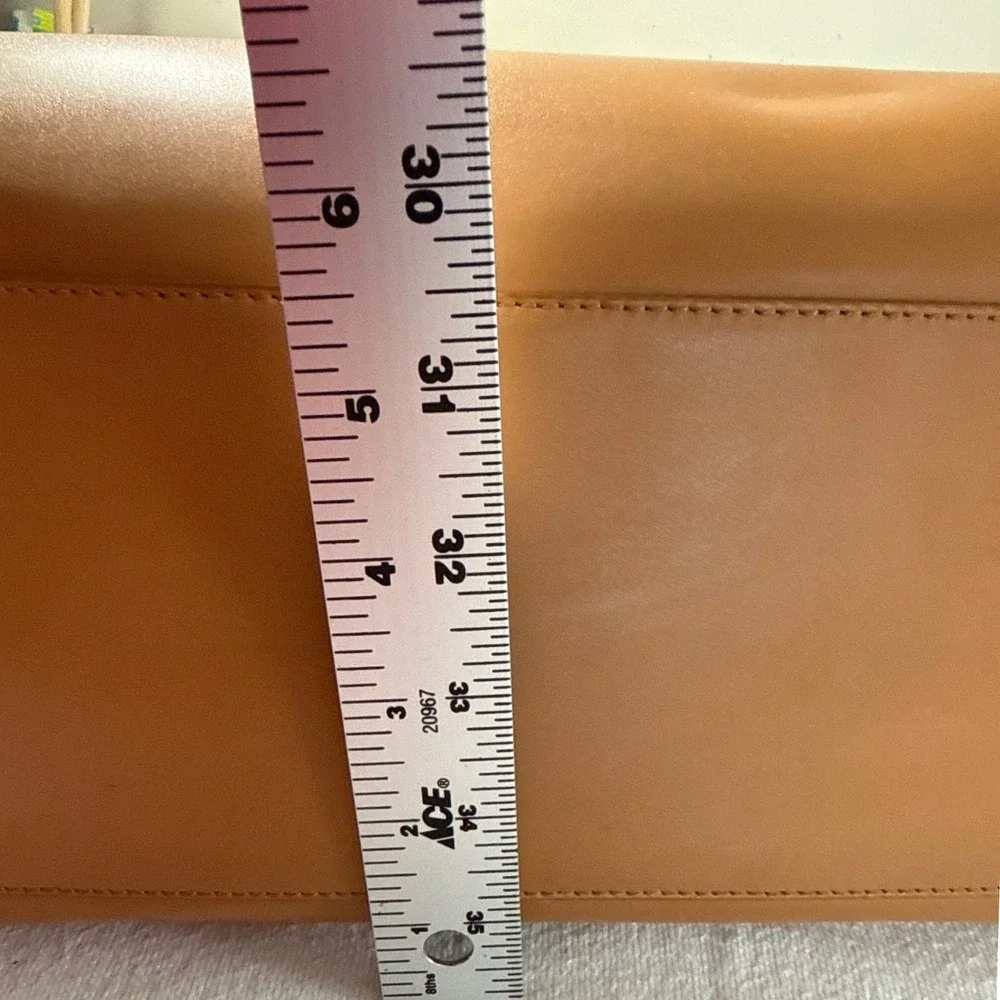 Nardelli Italy Tan Leather Satchel Crossbody Bag Cognac Gold Hardware Medium